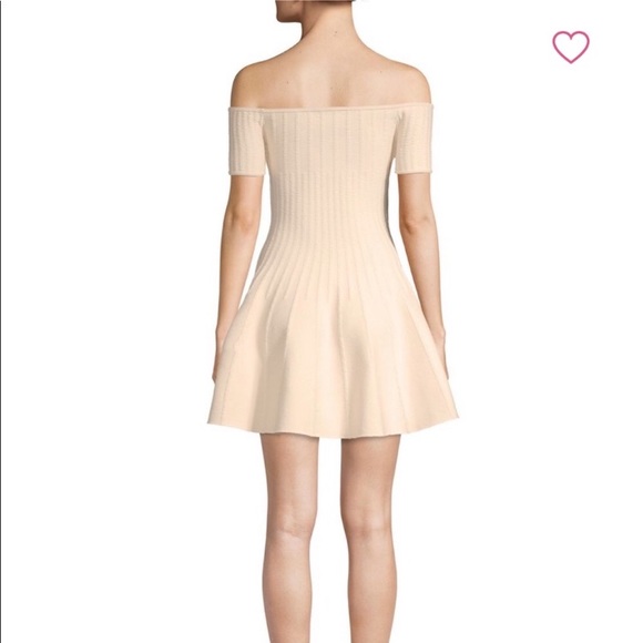 Ronny Kobo Karin dress Ivory off shoulder large - Picture 2 of 8